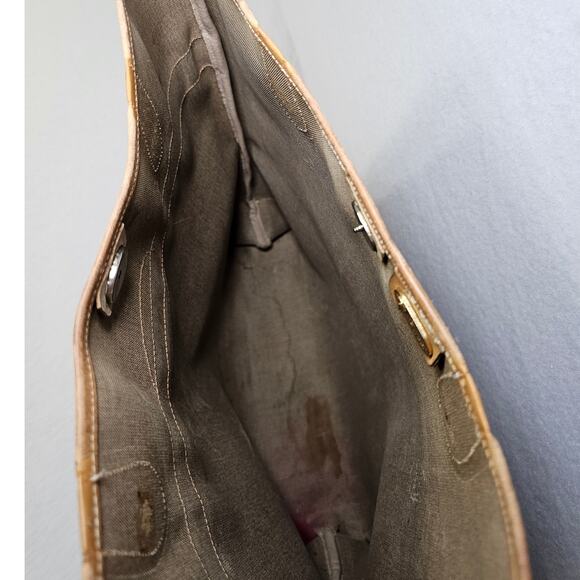 Gucci Vintage Supreme Web Sherry Line Tote Beige Red 002 904 0131 *AS IS* - Picture 11 of 12